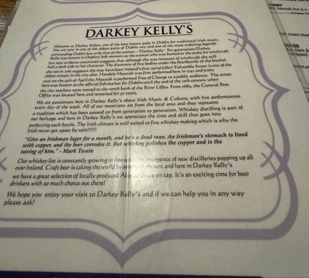 Menu photo 2 Darkey Kellys Dublin, D