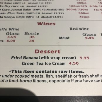 Sakura Restaurant - Typos on menu - Japanese Near Me - Alameda, California