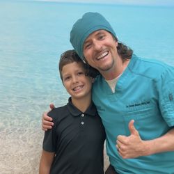 Family Orthodontics of Wellington - Dr. Bass with his latest happy patient! So much love here!