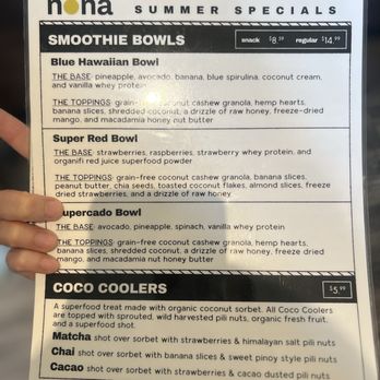 Nona - Juice Bars & Smoothies Near Me - Elm Grove, Wisconsin