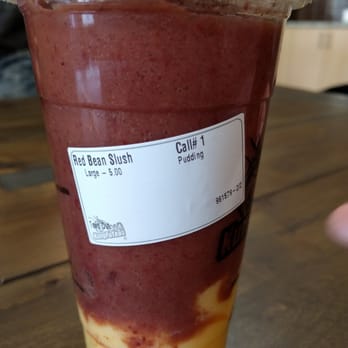 Kung Fu Tea - Red bean slush with pudding. - Bubble Tea Near Me - Annandale, Virginia Kung Fu Tea - Red bean slush with pudding. - Bubble Tea Near Me - Annandale, Virginia