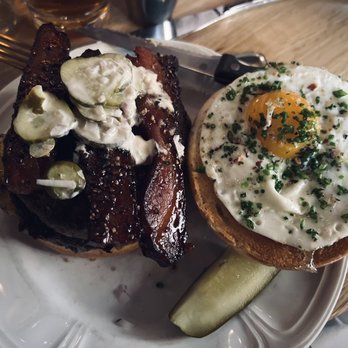 Au Cheval - Double Cheeseburger with bacon and Fried Egg - Bars Near Me - Chicago, Illinois