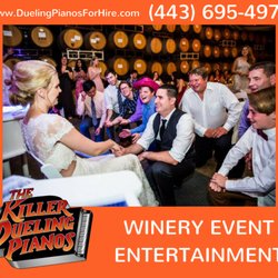 The Killer Dueling Pianos - Weddings and wine with The Killer Dueling Pianos. California.