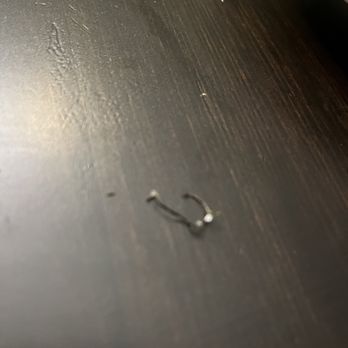 Lazy Acres Market - The piece of metal that came on my food area - Grocery Near Me - Encinitas, California
