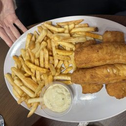 Fish and chips.