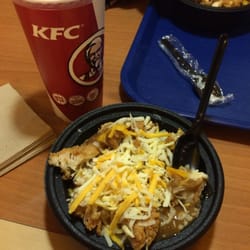 KFC - I wish the cheese was cooked a little on top, but what can you expect... it's KFC.