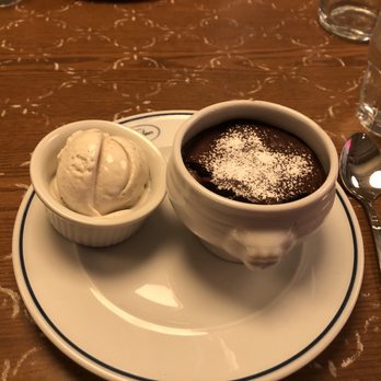Kristines - Soufflé au chocolat and vanilla ice cream - French Near Me - Princeton, New Jersey Kristines - Soufflé au chocolat and vanilla ice cream - French Near Me - Princeton, New Jersey