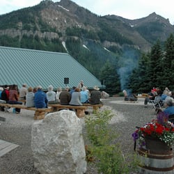 Cooke City Montana Museum - Backyard Museum - Joe's Campfire, Summer Evening