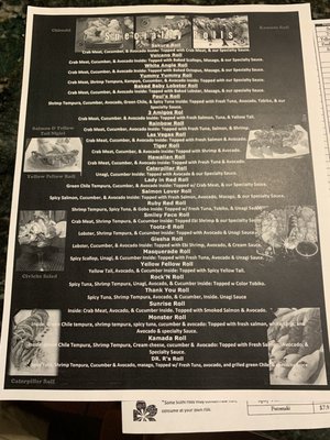 Menu photo 6 Sakura Sushi Albuquerque, NM