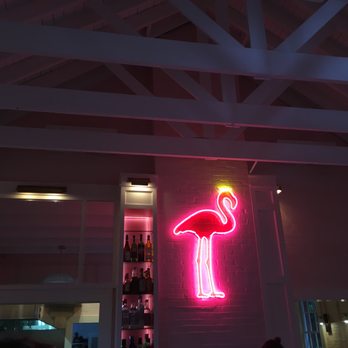 Crown Jewel - The infamous neon pink flamingo - Tapas/Small Plates Near Me - Portland, Maine