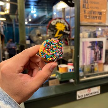 Daily Dozen Doughnut - Sprinkled donut - Bakeries Near Me - Seattle, Washington