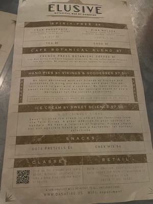 Menu photo 7 Elusive - Botanical Bar by Dashfire Minneapolis, MN Menu photo 7 Elusive - Botanical Bar by Dashfire Minneapolis, MN