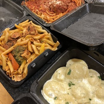 Mezzo Mare - Spaghetti Meatballs and Gorgonzola raviolis - Italian Near Me - Hull, Massachusetts