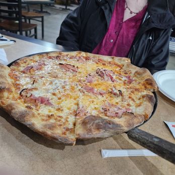 Those Guys Pies - 14-inch Regular Ham & Cheese Pizza with Extra Cheese - Cheesesteaks Near Me - North Las Vegas, Nevada Those Guys Pies - 14-inch Regular Ham & Cheese Pizza with Extra Cheese - Cheesesteaks Near Me - North Las Vegas, Nevada