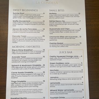 La Condesa - Gringo Menu - Breakfast & Brunch Near Me - Sandy, Utah
