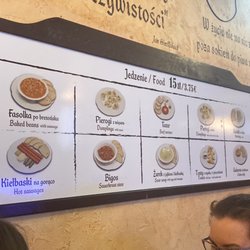 Food menu