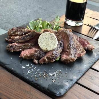 Salt + Charcoal - 14 oz. 50 Day Dry Aged NY Strip Steak - Japanese Near Me - Brooklyn, New York Salt + Charcoal - 14 oz. 50 Day Dry Aged NY Strip Steak - Japanese Near Me - Brooklyn, New York