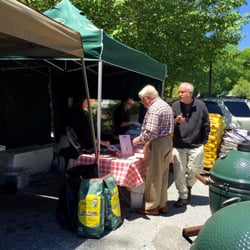 Zoller Hardware - At our Annual Memorial Day Tent Sale 2015, Big Green Egg chefs spent the afternoon grilling up tasty samples for customers