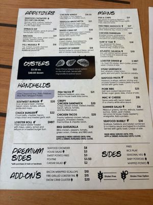 Menu photo 1 Sou'West Kensington, PE