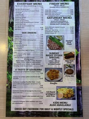 Menu photo 3 Swamp Tales Carlyle, IL Menu photo 3 Swamp Tales Carlyle, IL