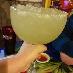 Los Portales Mexican Restaurant - 45 oz Margaritas. Yes please.
