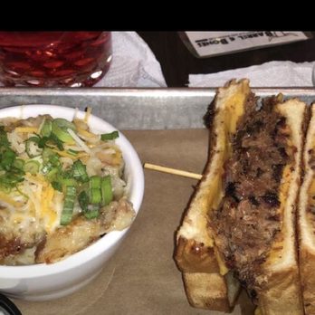 Barrel & Bones - Brisket grilled cheese - Barbeque Near Me - Carrollton, Texas
