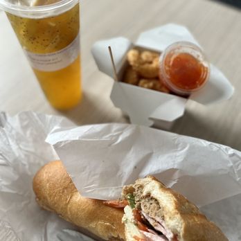 Fusion - Detox Citrus Lemongrass, Popcorn Shrimp, Ham & Pate Banh Mi - Coffee & Tea Near Me - Rancho Cordova, California Fusion - Detox Citrus Lemongrass, Popcorn Shrimp, Ham & Pate Banh Mi - Coffee & Tea Near Me - Rancho Cordova, California