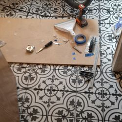 Dowse Handyman Services - Tile work in progress.