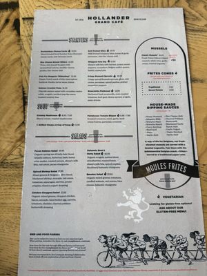 Menu photo 2 Café Hollander Hilldale Madison, WI
