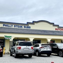 Philly Steak Subs - Outside of shop - some outside seating, Monterey Plaza (Food Lion), behind Lighthouse Bagels, easy in/out - CLOSED MONDAYS