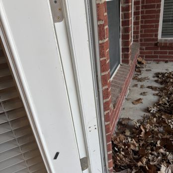 On Q Property Management - Leftover door hinge from prior door. - Property Management Near Me - Plano, Texas On Q Property Management - Leftover door hinge from prior door. - Property Management Near Me - Plano, Texas