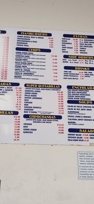 Menu photo 2 Gualberto's 2 San Diego, CA