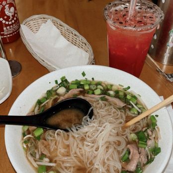 123 Pho - Thin noodle pho with rare flank - Vietnamese Near Me - Torrance, California