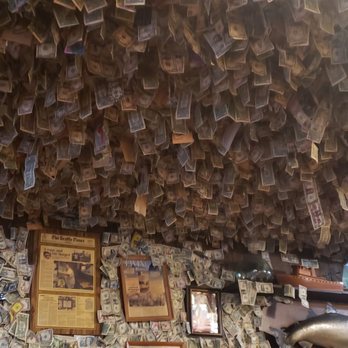 Fat Smitty's - a pile of money hanging from the ceiling - Burgers Near Me - Port Townsend, Washington Fat Smitty's - a pile of money hanging from the ceiling - Burgers Near Me - Port Townsend, Washington