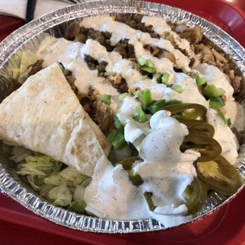 The Halal Guys - Combo plate - chicken and beef - Halal Near Me - Cerritos, California The Halal Guys - Combo plate - chicken and beef - Halal Near Me - Cerritos, California