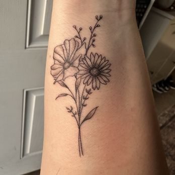 Sacred Needle Tattoo - Birth month flowers - Tattoo Near Me - Vacaville, California Sacred Needle Tattoo - Birth month flowers - Tattoo Near Me - Vacaville, California