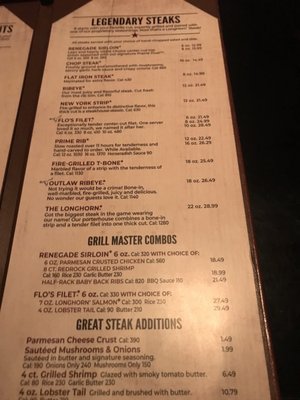 Menu photo 1 LongHorn Steakhouse West Palm Beach, FL