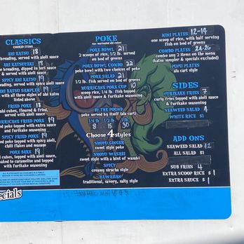 Like Poke - menu 08/2022 - Food Trucks Near Me - Kahului, Hawaii