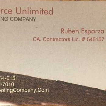 Work Force Unlimited Roofing Company - business card - Roofing Near Me Work Force Unlimited Roofing Company - business card - Roofing Near Me