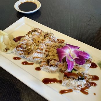 Tendon Tempura Carlos Junior - Yellowtail Roll - Japanese Near Me - Pasadena, California