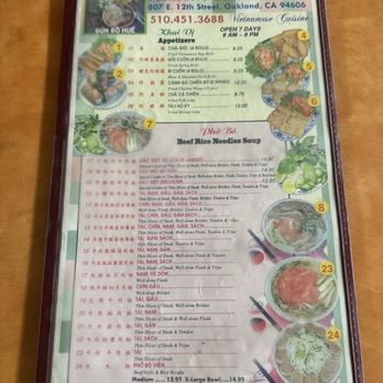 Mekong Restaurant - The menu - Vietnamese Near Me - Oakland, California