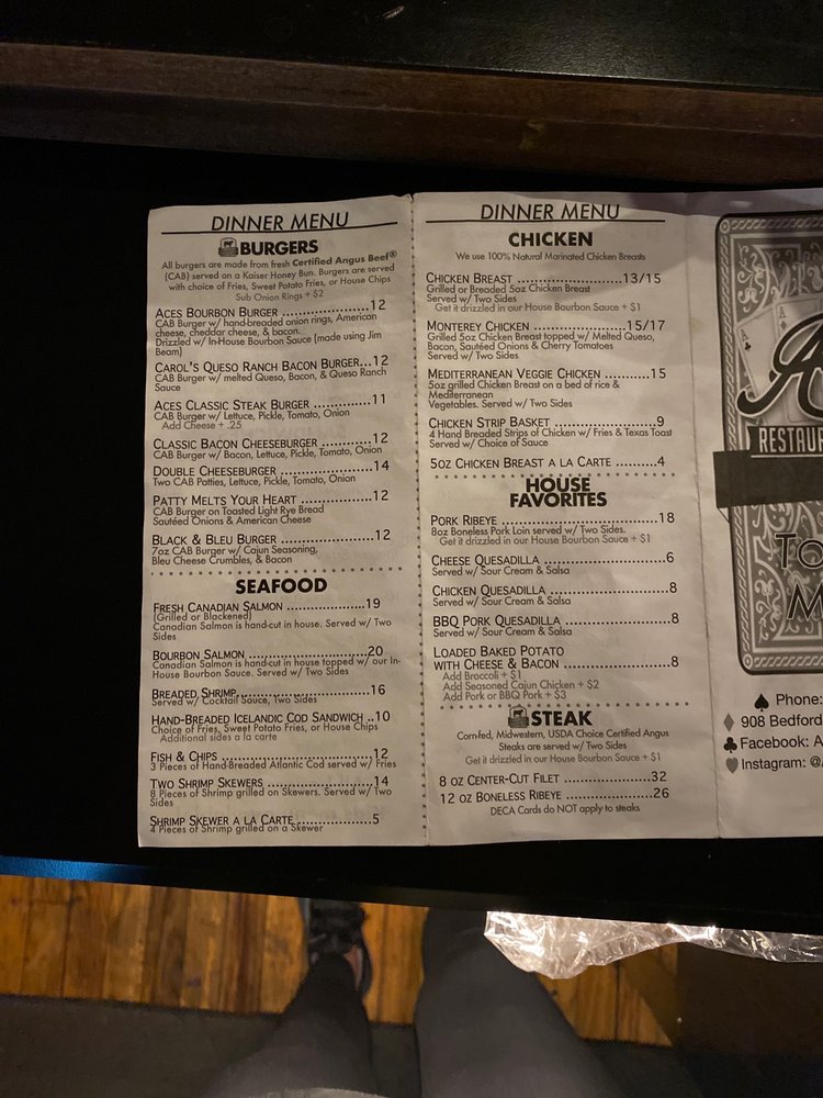 ACES RESTAURANT & BAR CLOSED Updated March 2025 12 Photos & 17 Reviews 908 Bedford Rd