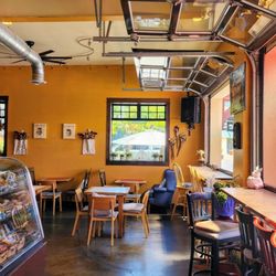 Richmond Beach Coffee - Interior on a warm day (5/28/25)