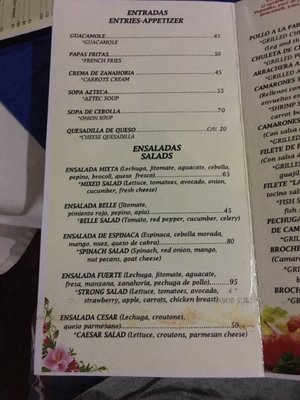 Menu photo 3 La Terracita Zihuatanejo, GRO Menu photo 3 La Terracita Zihuatanejo, GRO
