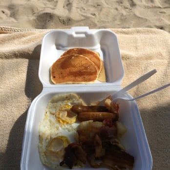 Las Canarias - 2 Eggs, sausages, hash brown, bacon, pancakes = $8.95 - Breakfast & Brunch Near Me - San Juan, Puerto Rico Las Canarias - 2 Eggs, sausages, hash brown, bacon, pancakes = $8.95 - Breakfast & Brunch Near Me - San Juan, Puerto Rico