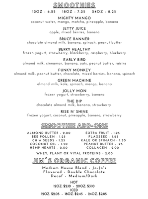 Menu photo 1 The Stand North Falmouth, MA