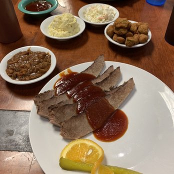 Adams Ribs - Brisket Platter with sides. - Barbeque Near Me - Pueblo West, Colorado
