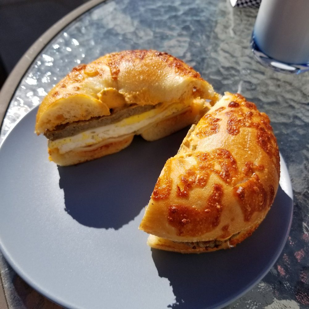 Noah's NY Bagels - Turkey & egg bagel - Bagels Near Me - Manhattan Beach, California