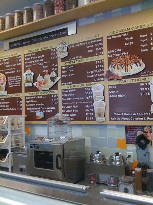 MARBLE SLAB CREAMERY Updated September 2024 338 Aspen Glen Landing