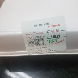 reduced priced bbq pork that tasted weird. reduced priced bbq pork that tasted weird.
